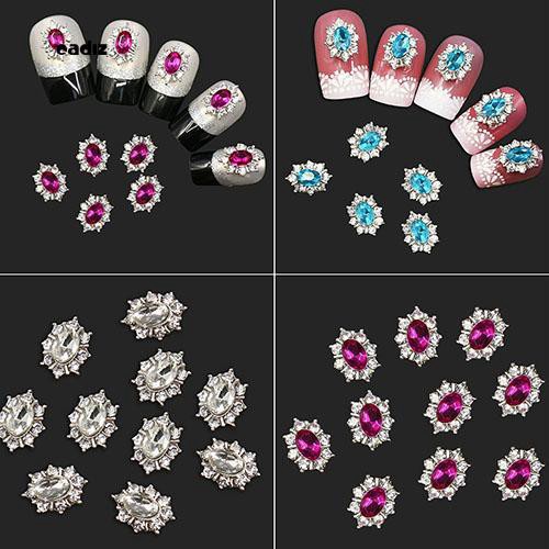 Bộ 10 miếng đính trang trí móng tay xinh xắn