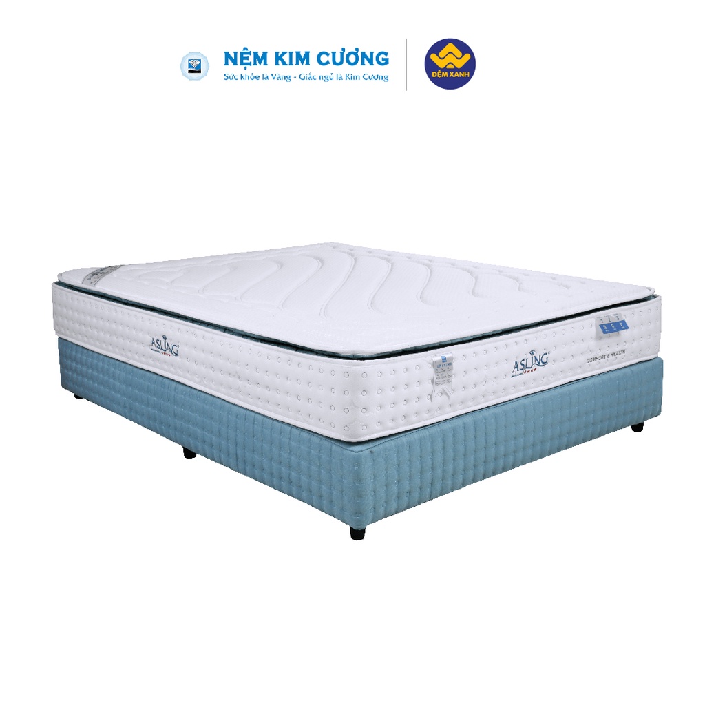 Đệm lò xo Kim Cương AsLing 4 sao