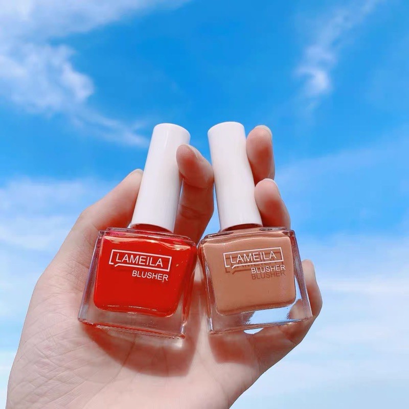 Má Hồng Dạng Lỏng LAMEILA Chai Sơn Móng Tay Tiện Lợi Màu Kem Má Hồng Có Thể Dùng Làm Màu Mắt Căng Bóng Tự Nhiên | BigBuy360 - bigbuy360.vn