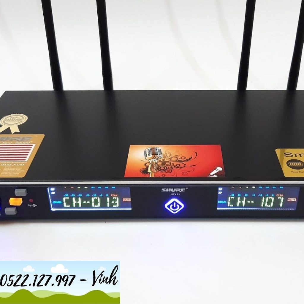 Micro không dây SHURE UGX-21 Chính hãng  - Gia Khang Shop