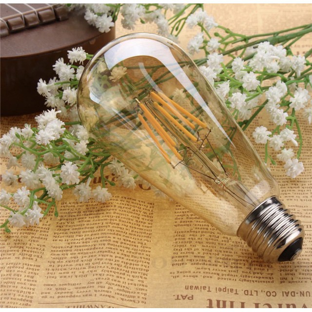 Bóng đèn Led giả sợi đốt Vintage Edison ST64 - Bóng trang trí