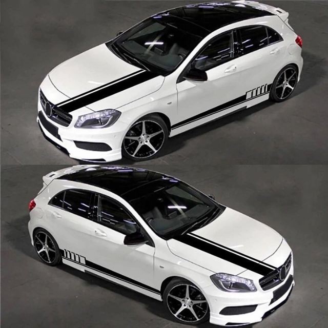 Tem Dán Sườn Xe Soluto Đen