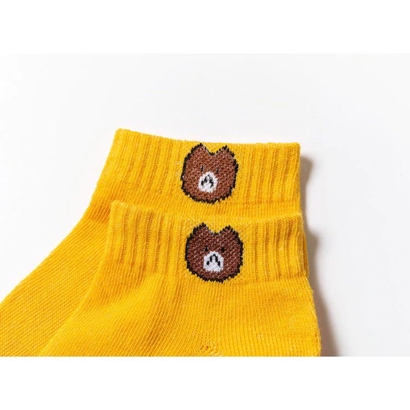 Tất vớ nữ hình gấu - Combo 10 đôi Hook Streetwear