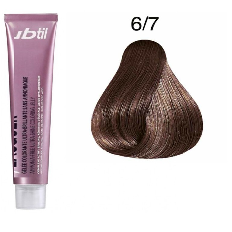 Thuốc Nhuộm Tóc Màu Hạt Dẻ Trầm 6/7 Dark Chestnut Blonde Hair Dye Cream