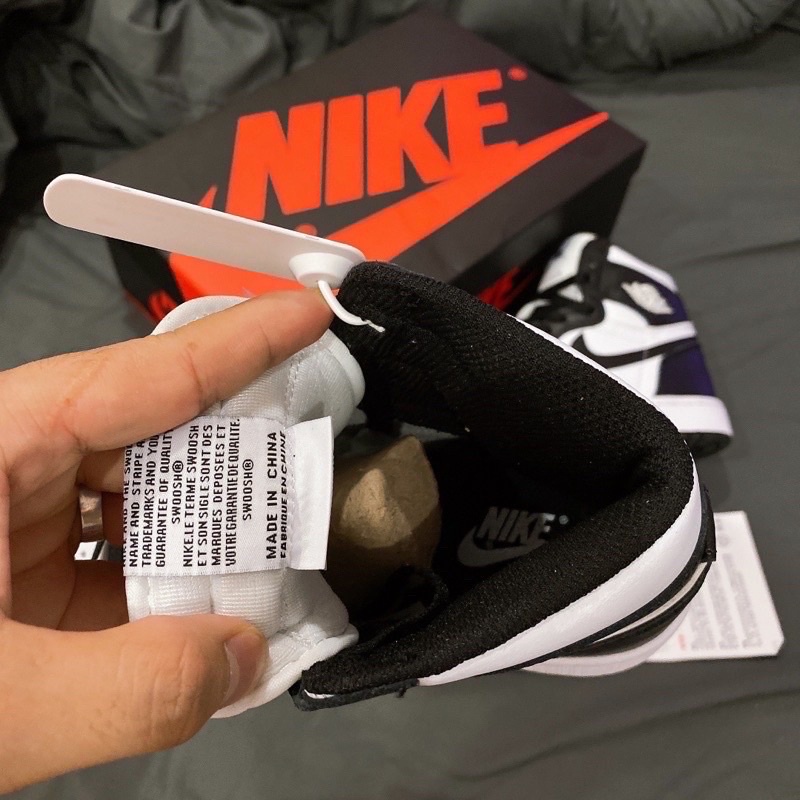 GIÀY J’D1 BLACk WHITE PANDA CỔ CAO SC