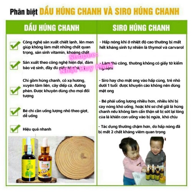 Dầu húng chanh minion