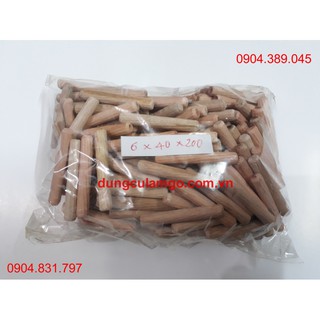 Chốt gỗ tròn ghép mộng