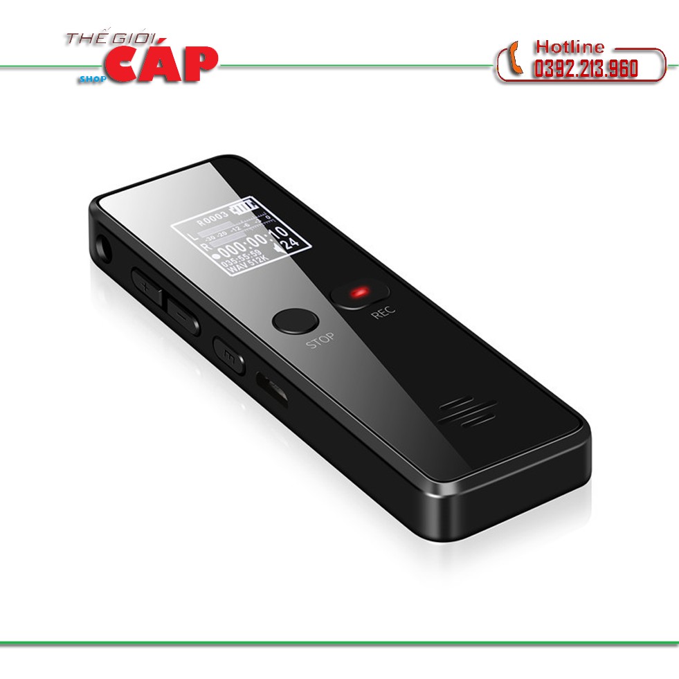 Máy Ghi Âm Chuyên Nghiệp AZONE 818 Bộ Nhớ Trong 8GB