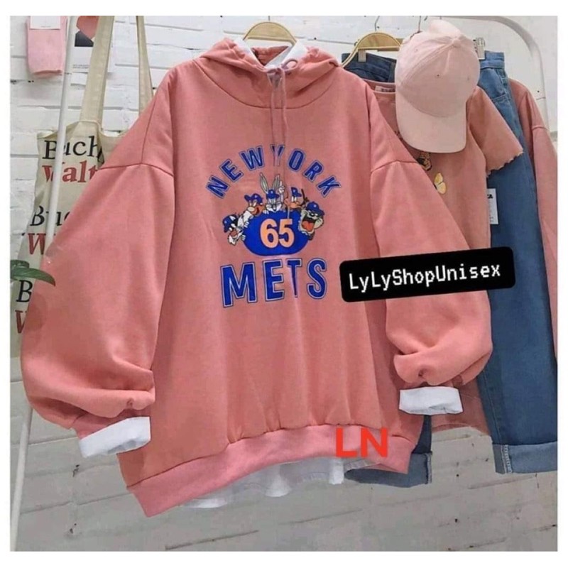 Áo hoodie số 65 hàng nỉ ngoại dầy dặn