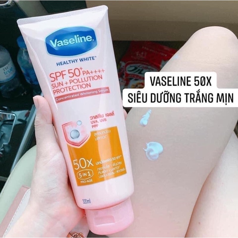 Dưỡng thể Vaseline 50X