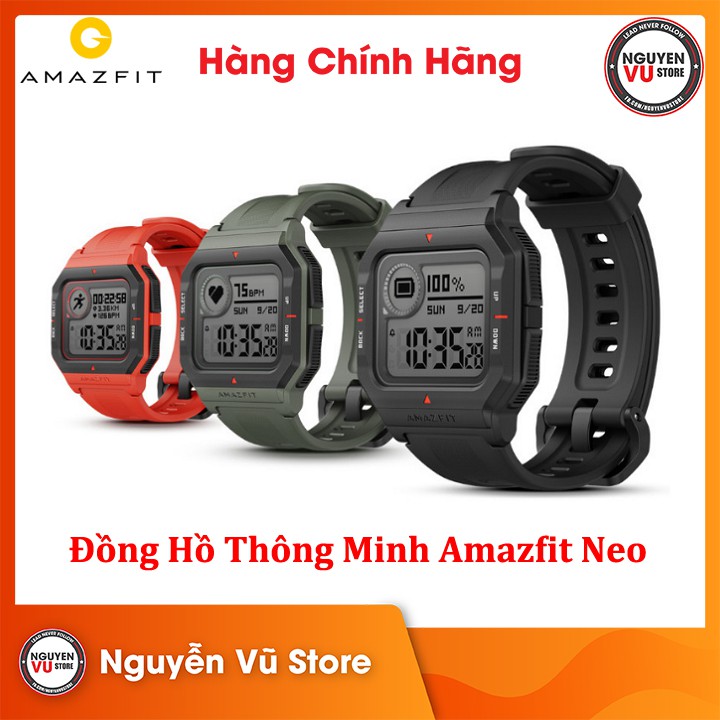 Đồng hồ thông minh Huami Amazfit Neo - Hàng Chính Hãng