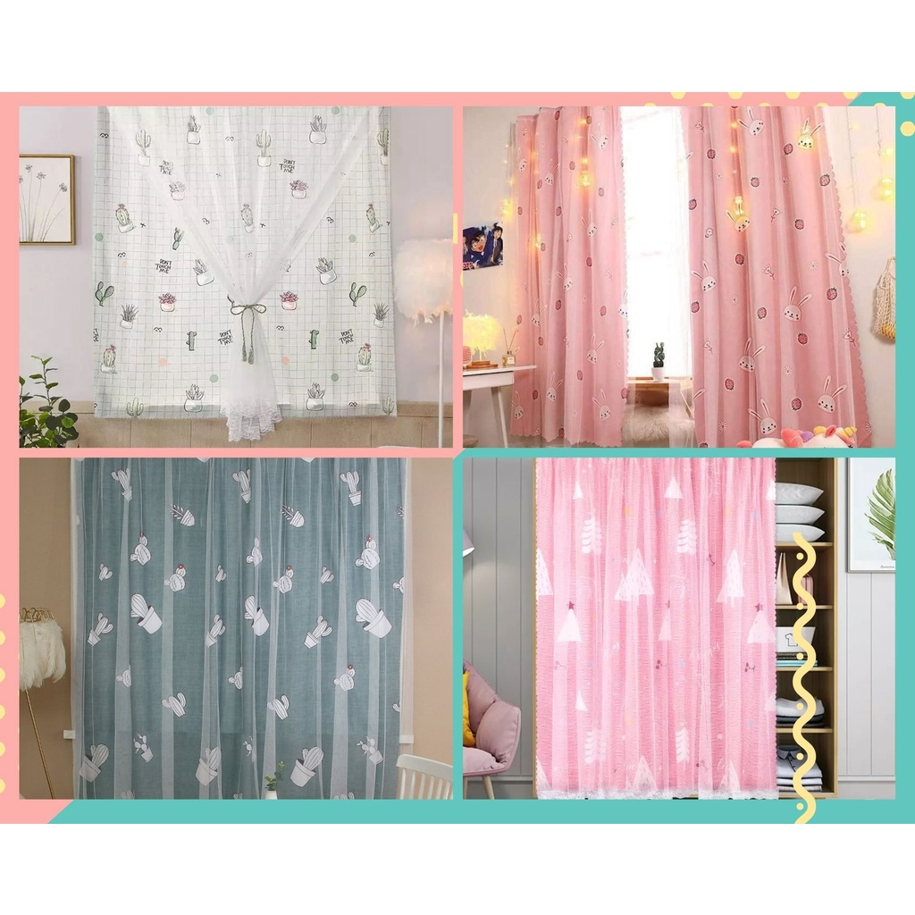Rèm cửa dán tường siêu nhanh, không cần khoan đục mẫu họa tiết đủ kích thước giá tại kho