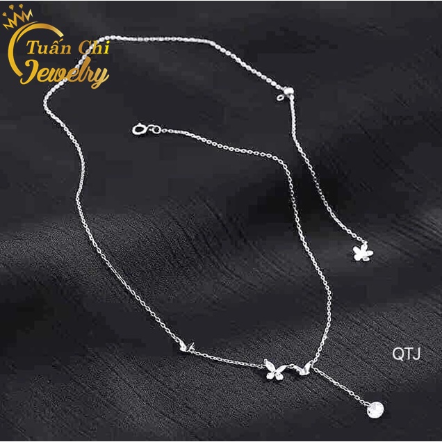 Dây Chuyền Nữ ☘MẪU MỚI☘ Vòng Cổ Bạc Nữ, Thiết Kế Dáng Thanh Lịch, Phong Cách Hàn Quốc