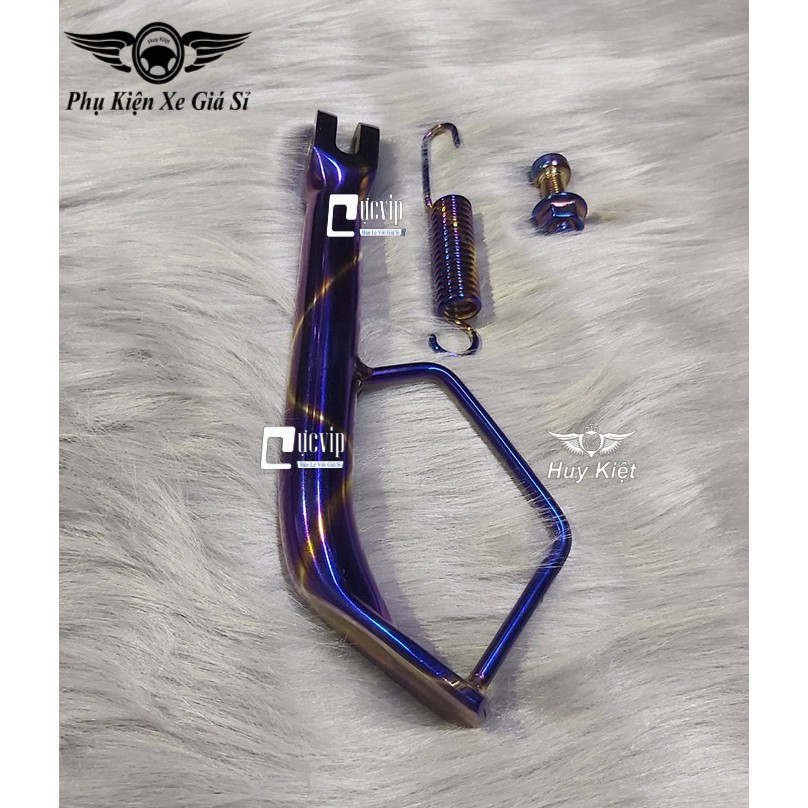 [Sale Khủng] - 3848 Chân Chống Nghiêng Vario 2015 - 2021 Inox Xi Titan Chỉ