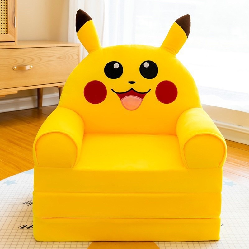 Ghế Sofa Giường - Ghế Lười Hình Bông Thú Đáng Yêu Cho Bé Ghế 3 Tầng 2 Trong 1 Vừa Nằm Vừa Ngồi Nhiều Hình Dễ Thương
