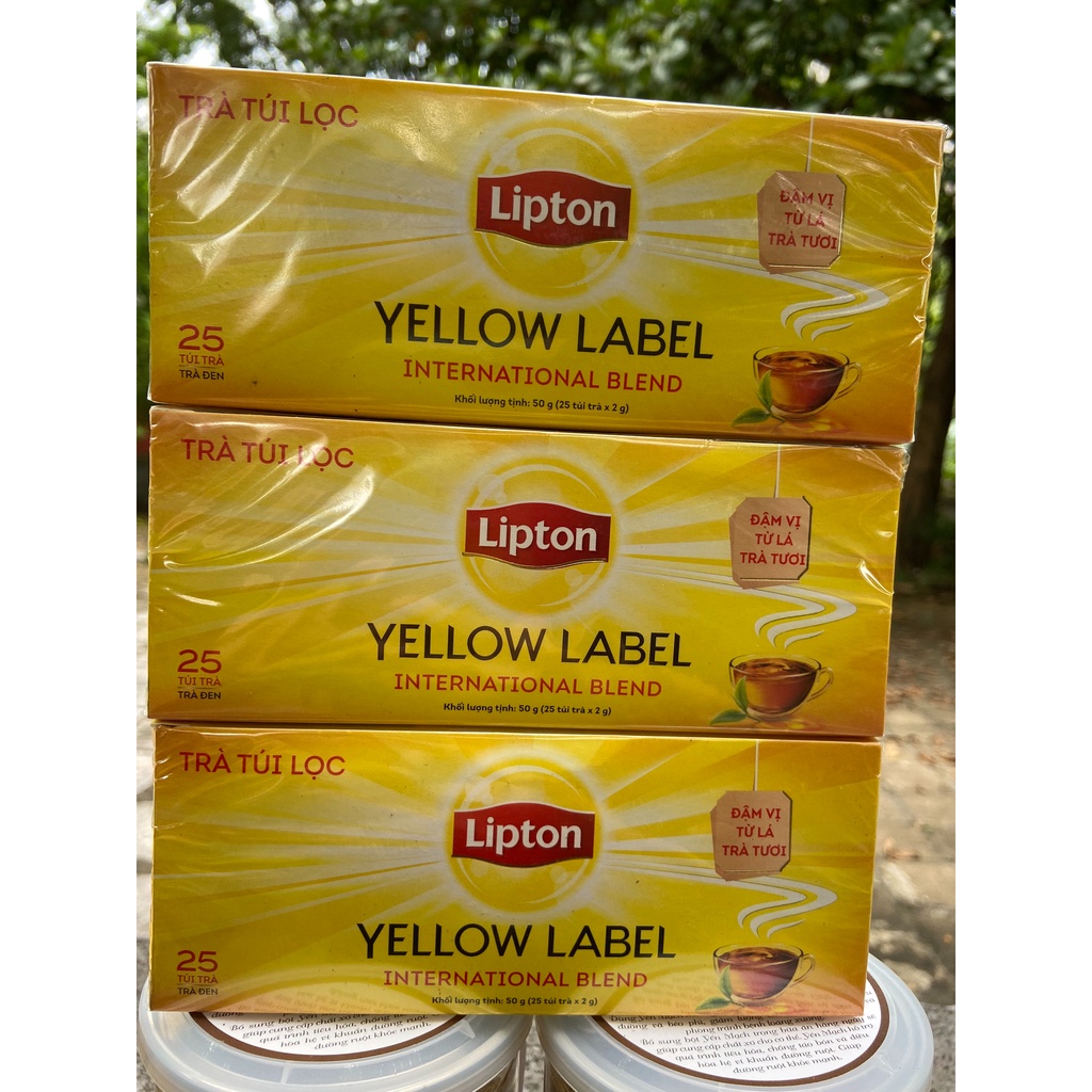 TRÀ TÚI LỌC LIPTON NHÃN VÀNG 50G(25 túi x2g)