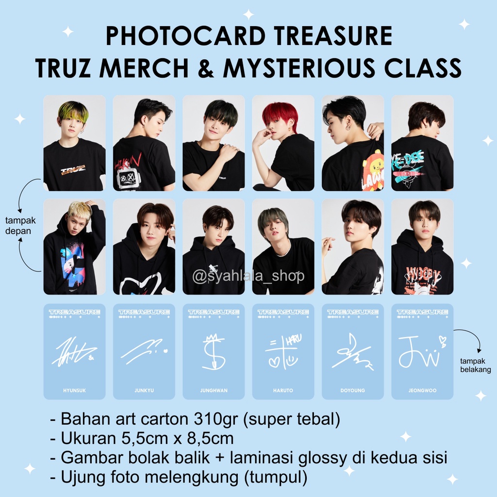 Bộ Thẻ Ảnh TRUZ & MYSTERIOUS CLASS Phiên Bản Cao Cấp Và End Of Blunt