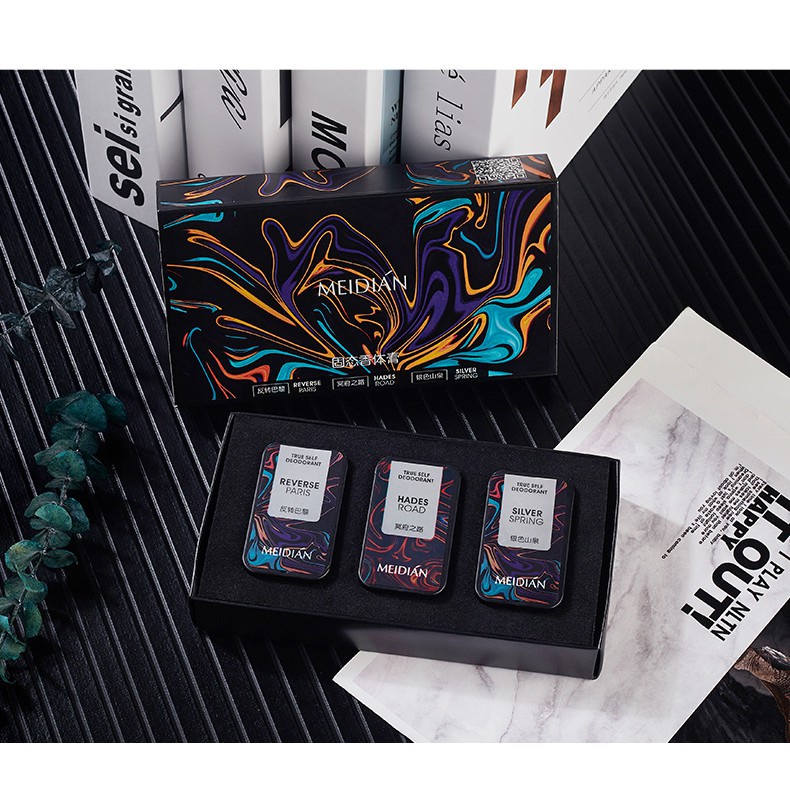 Nước hoa khô nam nữ combo 3 mùi chính hãng dạng sáp Median lưu hương 12 tiếng ngọt nhẹ