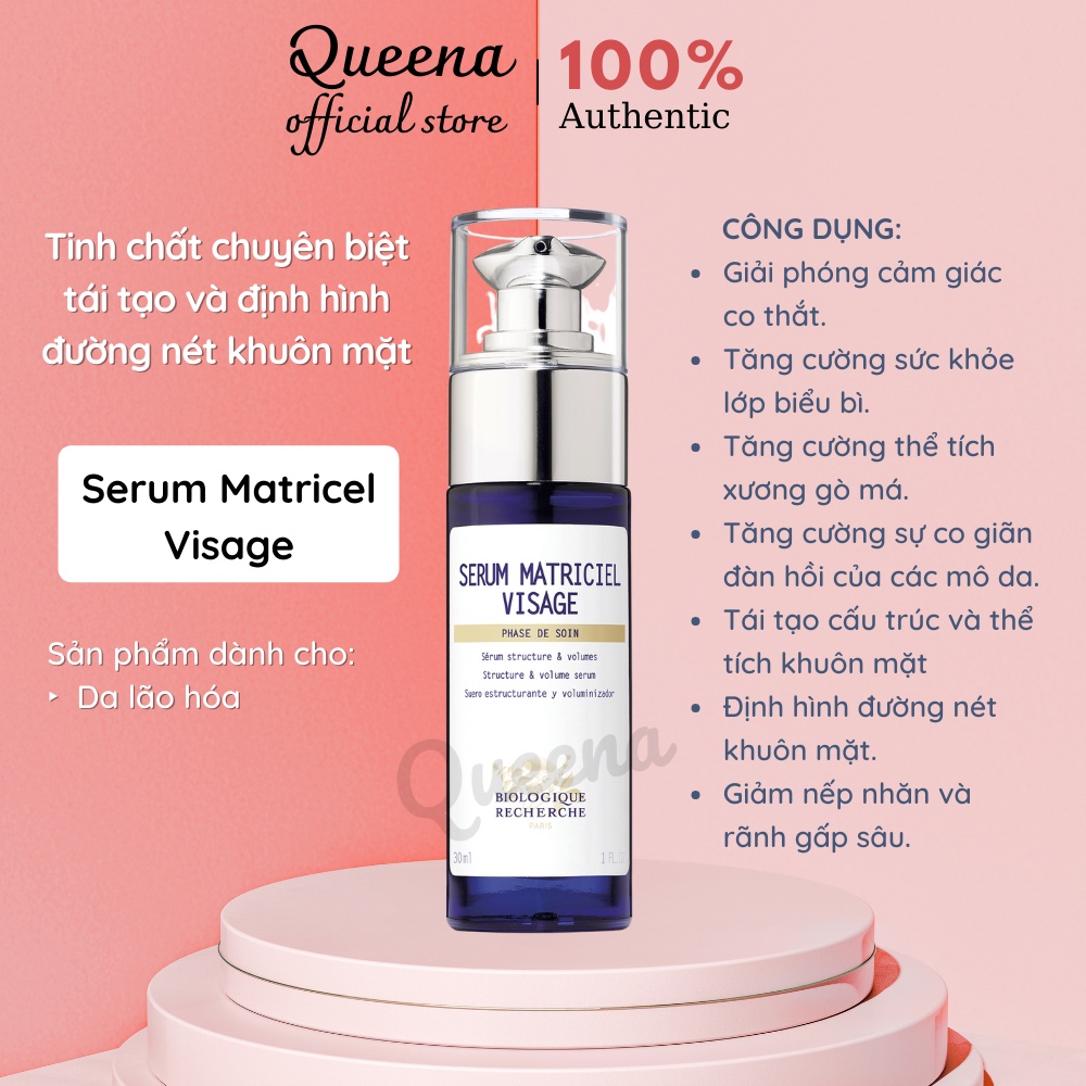 Serum Matricel Visage 30ml tinh chất tái tạo và định hình đường nét khuôn mặt - K27_30