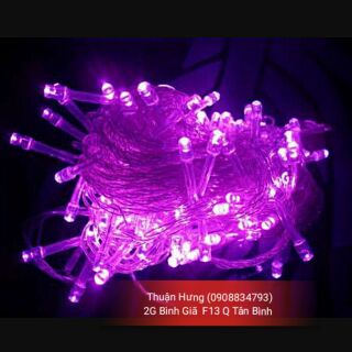 ĐÈN DÂY LED CHỚP TRANG TRÍ (MÀU HỒNG)~5m
