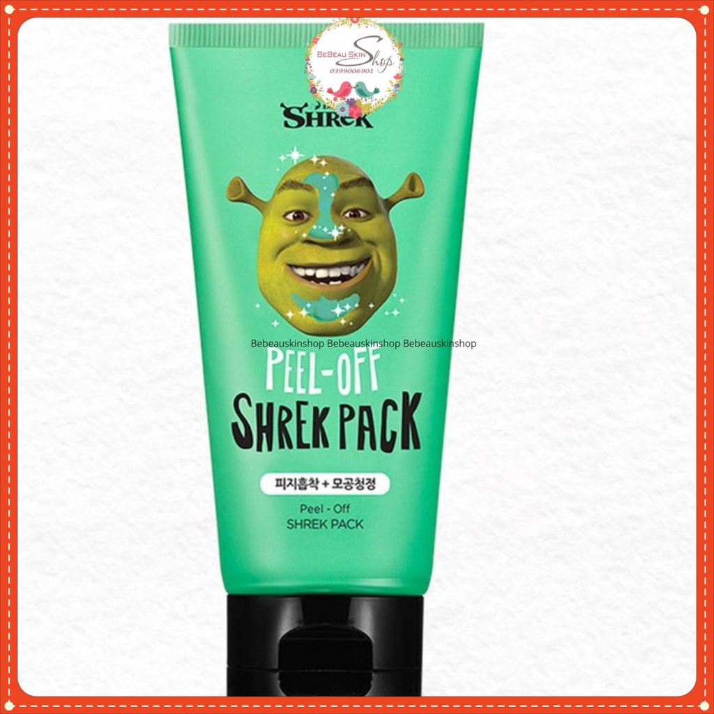 Mặt Nạ Lột Shrek Pack From Oliveyoung Dreamworks - Mặt nạ đất sét dành cho da dầu mụn( tuýt 150 gr )