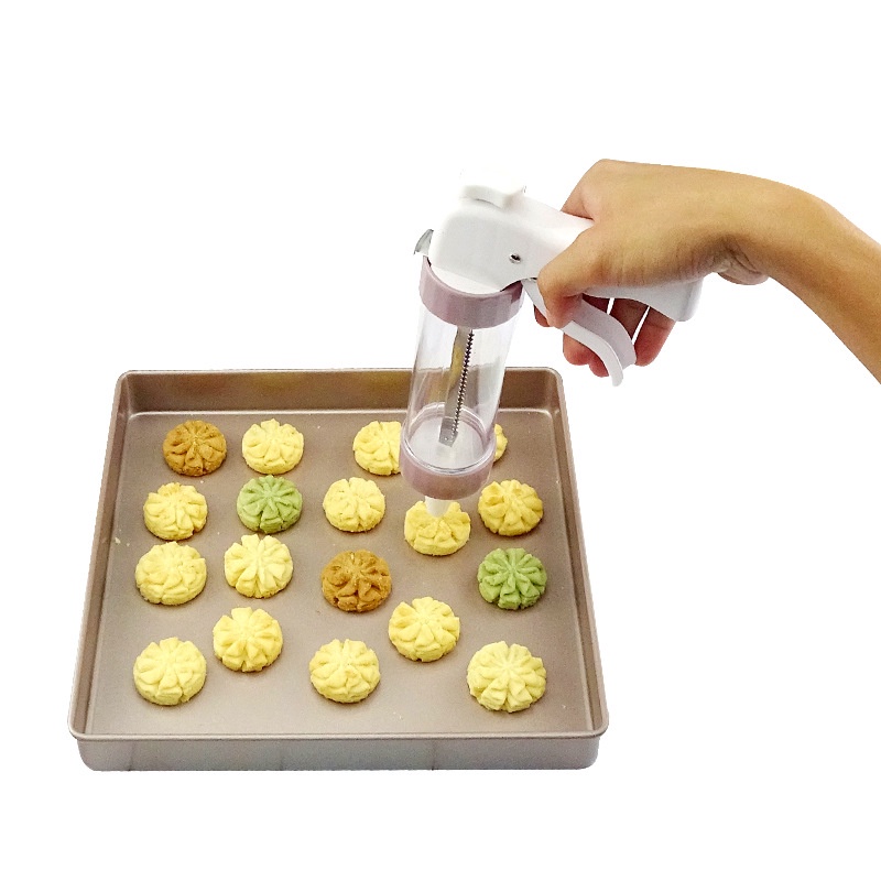 Khuôn làm bánh quy, dụng cụ làm bánh quy, tạo hình nhiều kiểu mẫu dễ làm, dễ vệ sinh, cho không khí lễ hội tràn ngập