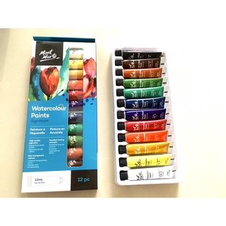 Set màu nước mont marte tuýp 12ml