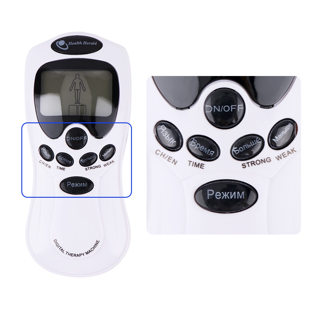 Máy mát xa cơ thể kỹ thuật số châm cứu chăm sóc cho chân / cổ / lưng
