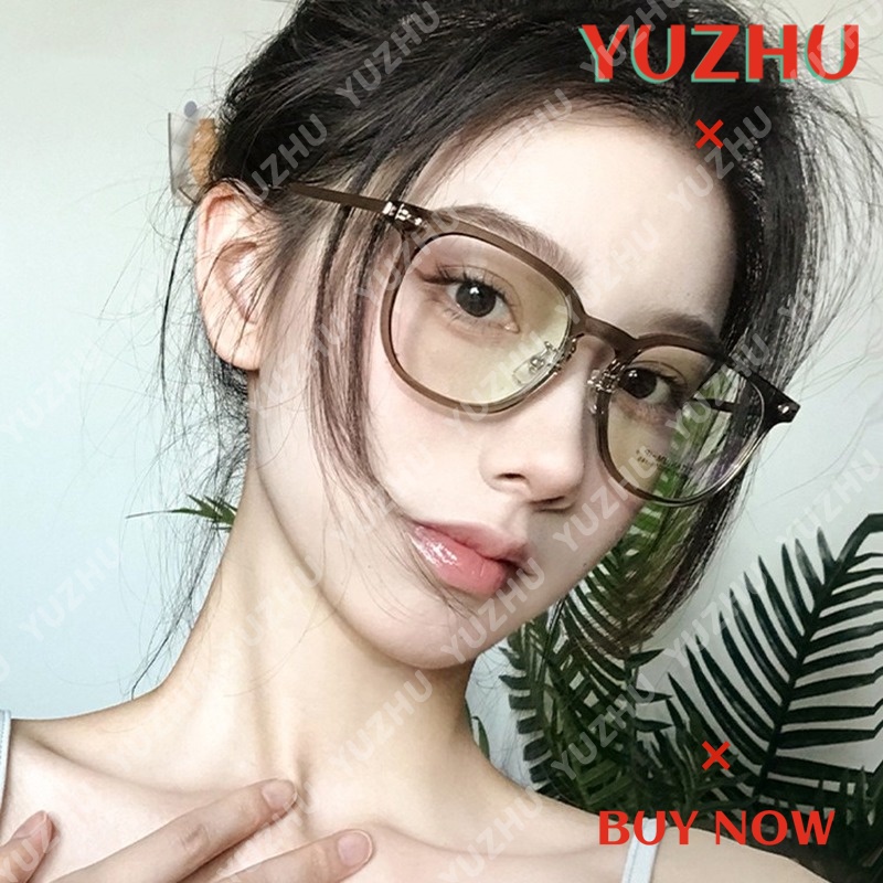 Mắt Kính TR90 Gọng Tròn Chống Ánh Sáng Xanh Phong Cách Thời Trang Hàn Quốc