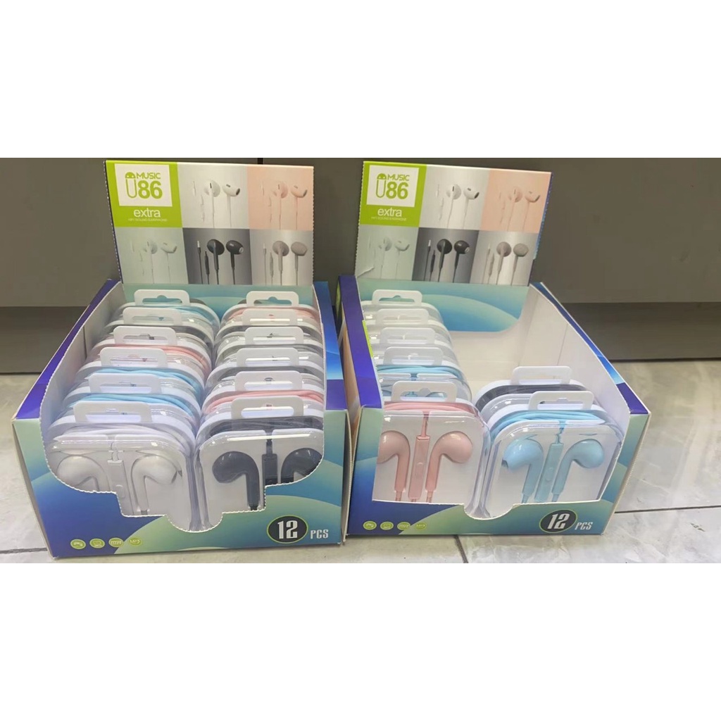 Tai nghe nhét tai có dây dành cho Oppo, Vivo, Huawei... (U86)