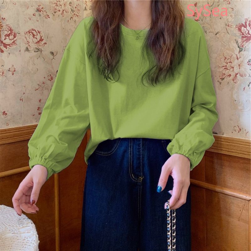 Áo thun tay phồng dáng rộng thời trang cá tính trẻ trung