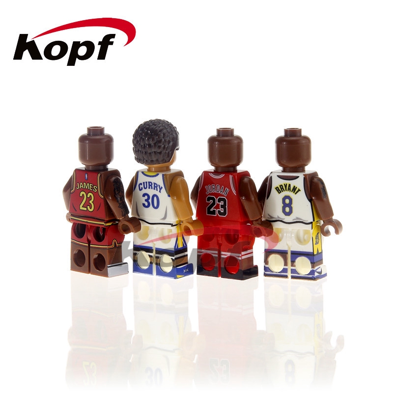 NBA Mô Hình Đồ Chơi Lego Hình Cầu Thủ Bóng Rổ Kobe Bryant