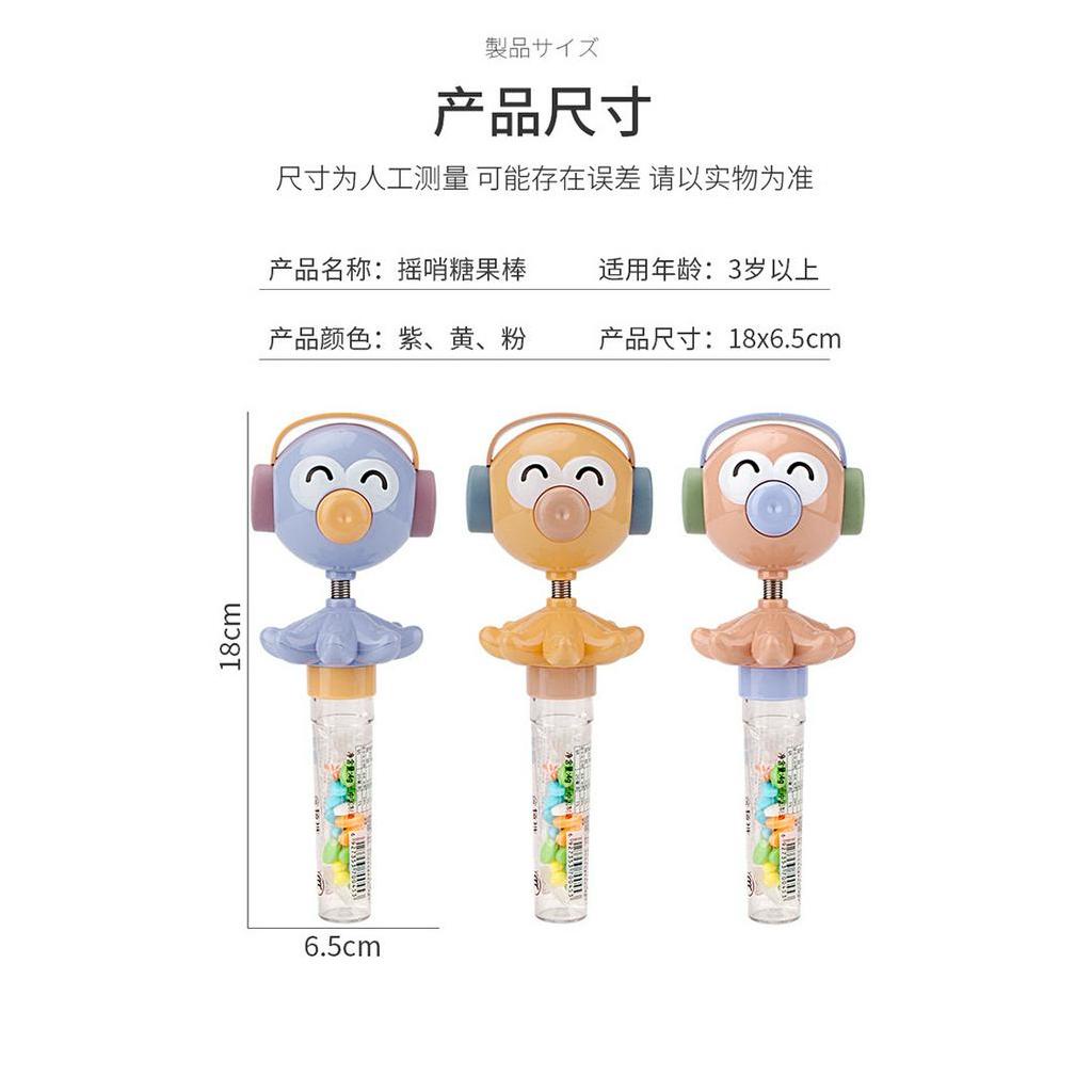 Kẹo trái cây đồ chơi Bé ong cảm xúc - Đồ chơi kẹo xoay đổi mặt hoạt hình tặng kèm kẹo trái cây