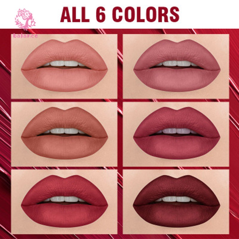 (Hàng Mới Về) Set 6 Son Kem Lì Kháng Nước Và Lâu Trôi Thời Trang Cho Phái Đẹp | BigBuy360 - bigbuy360.vn