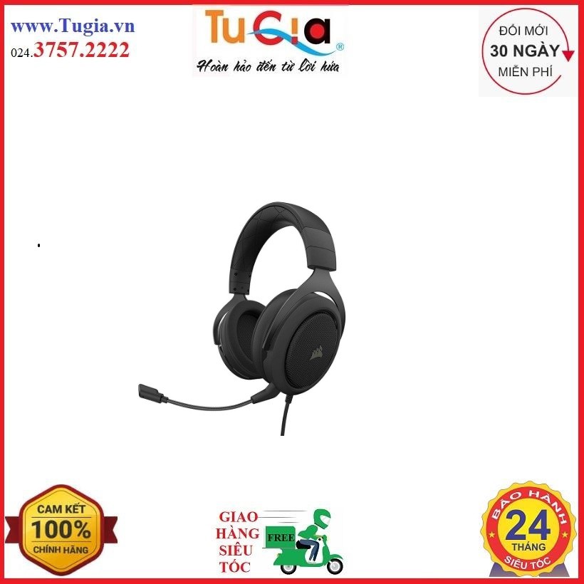 Tai nghe Corsair HS50 PRO Stereo Carbon/Green/Blue (CA-9011215-AP/CA-9011216-AP/CA-9011217-AP)