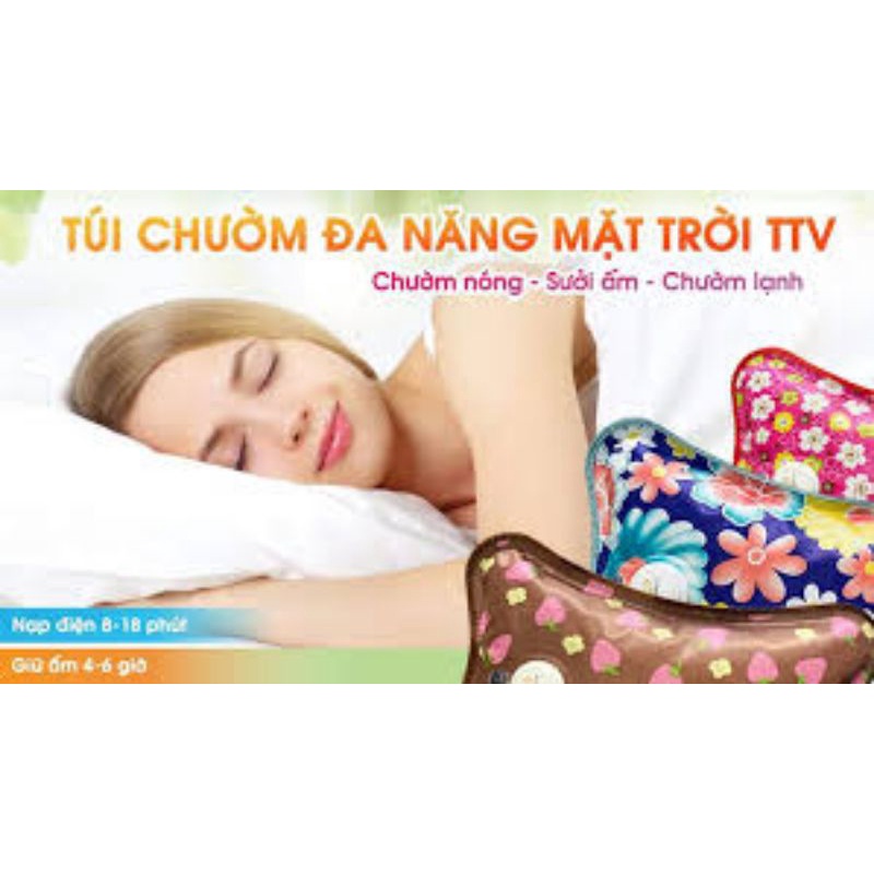 TÚI CHƯỜM ĐIỆN NÓNG LẠNH ĐA NĂNG MẶT TRỜI