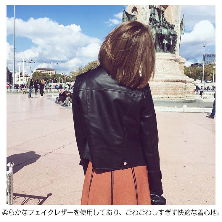 Áo khoác da nữ dáng ngắn siêu đẹp AT21, Chất da siêu mềm đẹp | BigBuy360 - bigbuy360.vn