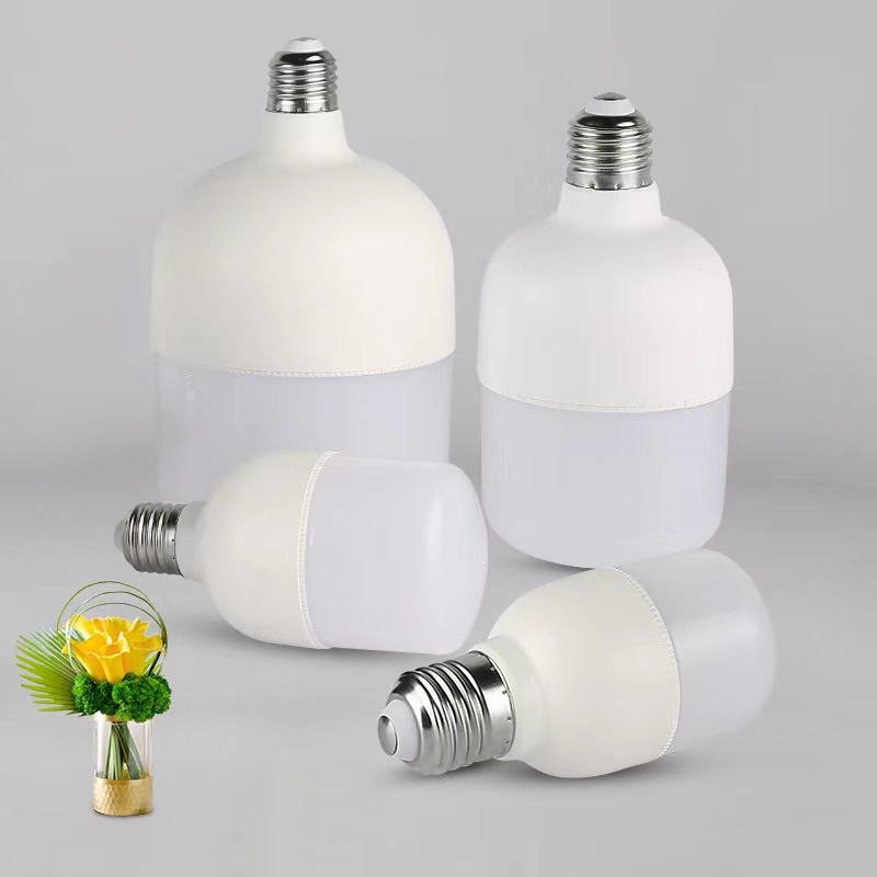 Bóng đèn Led Bulb siêu sáng, Bóng led bulb trụ nhựa ánh sáng trắng  cao cấp - Huy Tưởn