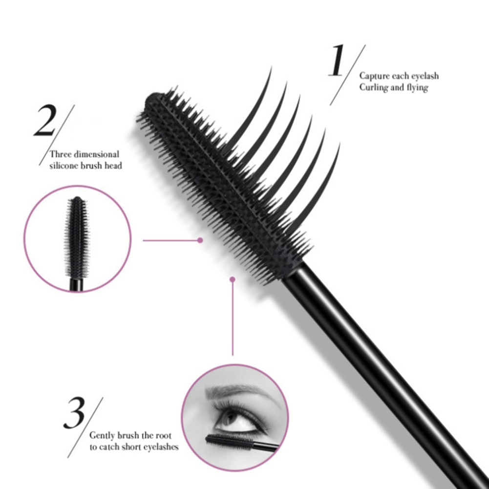 Mascara màu đen chống thấm nước và mồ hôi lâu trôi dễ lên màu
 | BigBuy360 - bigbuy360.vn