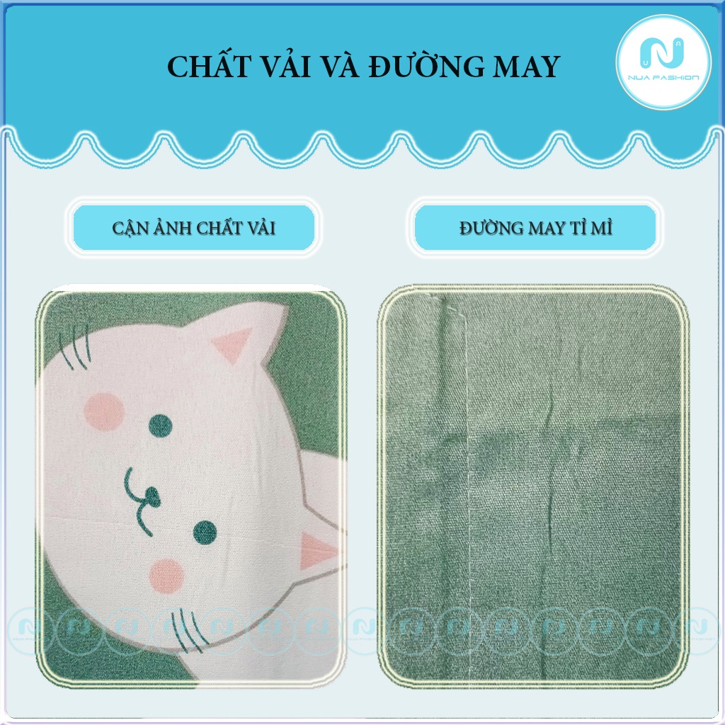 Bộ chăn ga gối cotton poly NUA Fashion Bedding drap giường ga trải giường poly vỏ chăn và 2 vỏ gối nằm Hàn Quốc 1m6/1m8