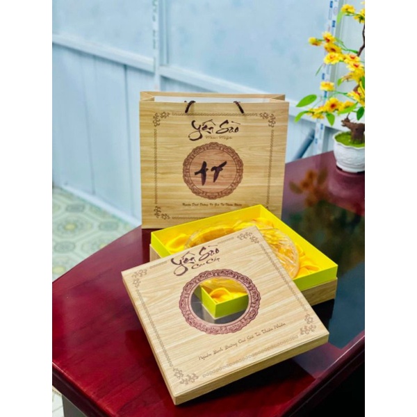 HỘP QUÀ ĐỰNG 100GRAM YẾN TINH CHẾ