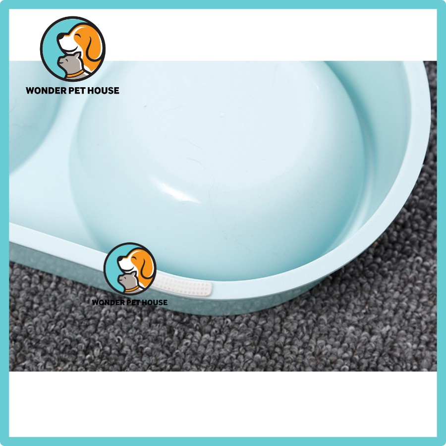 Tô, bát ăn đôi cho thú cưng loại tốt size lớn