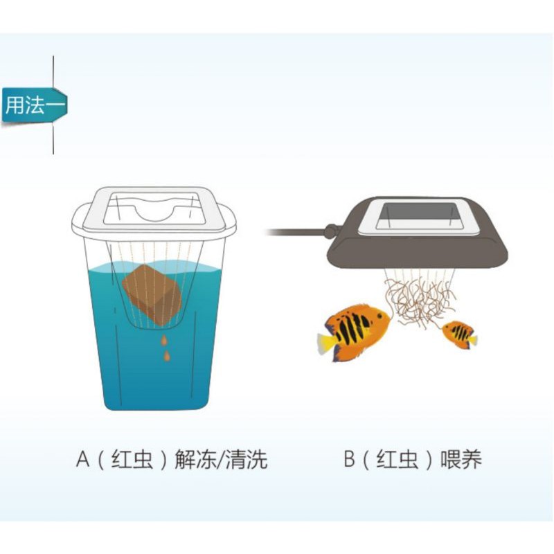 Phễu trùn đa năng , rọ giun đa năng , dùng giữ thức ăn cho cá cảnh , khoanh vùng thức ăn cho cá