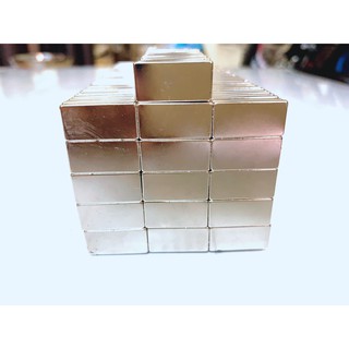 Nam châm vĩnh cửu - bộ 10 nam châm mạ nicuni D20x10x2mm