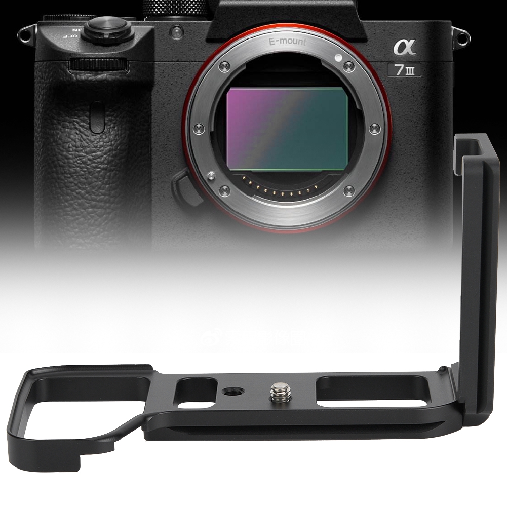 Metal Quick Release L-plate Bracket Vertical Hand Grip Holder for Sony A9 A7R3 M3 Camera