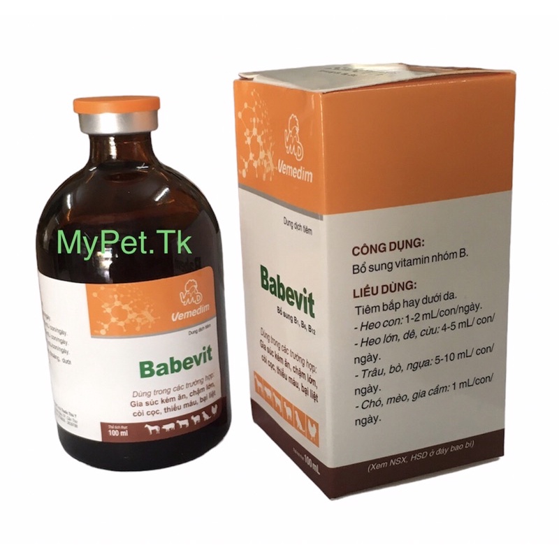 Vemedim Babevit 100ml Bổ Sung Vitamin B1, B6, B12