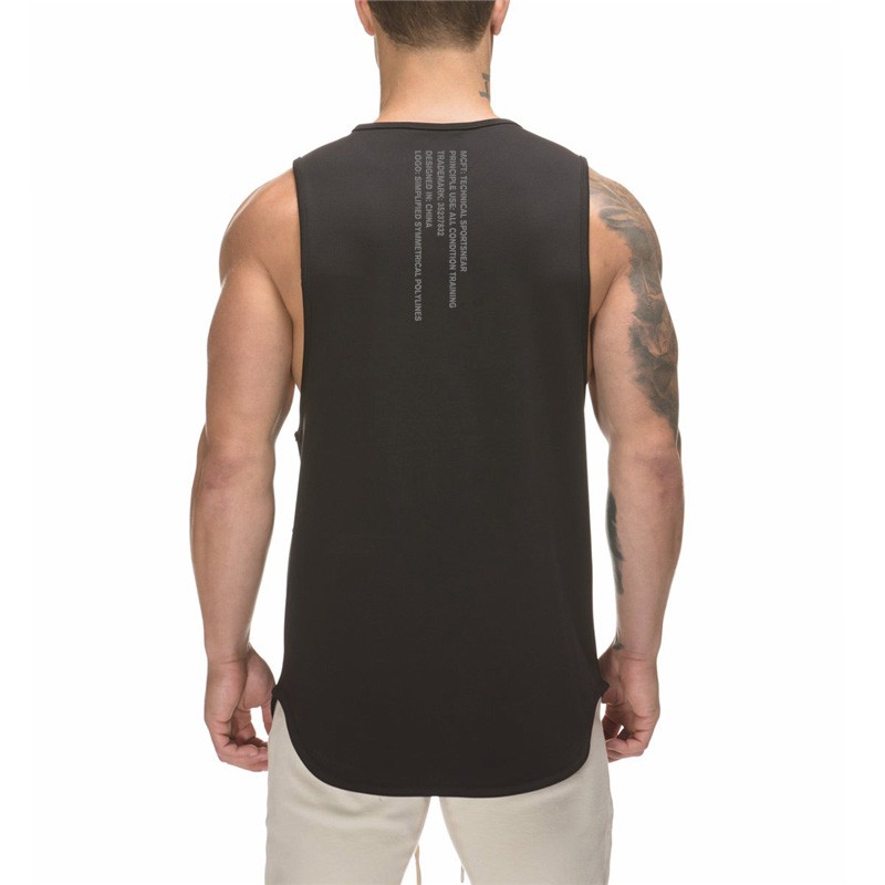 Mens Fashion Causal Tank Tops Sleeveless Mens Wear Sports Running Training Singlets