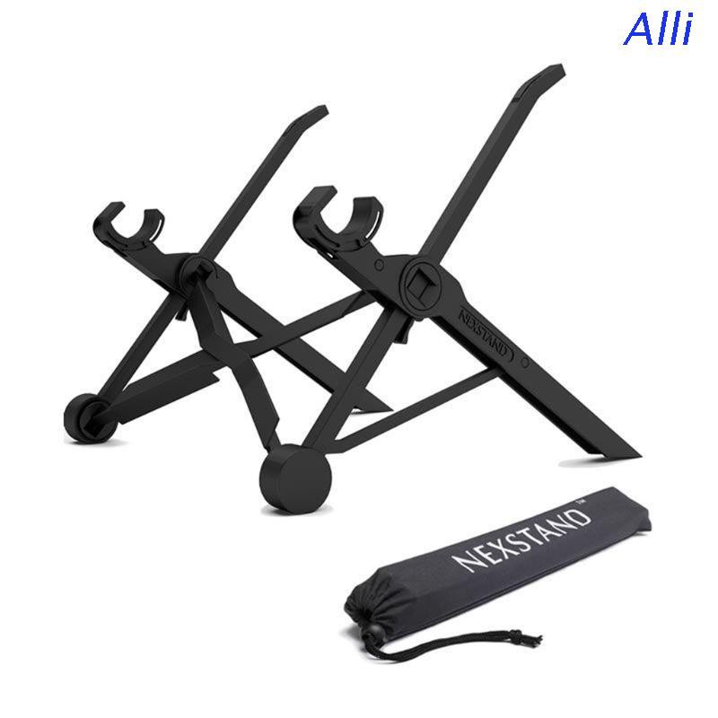 Alli Portable K2 Laptop Stand Adjustable Folding Lapdesk Laptop Holder Notebook Bracket for Home Office Use Supplies