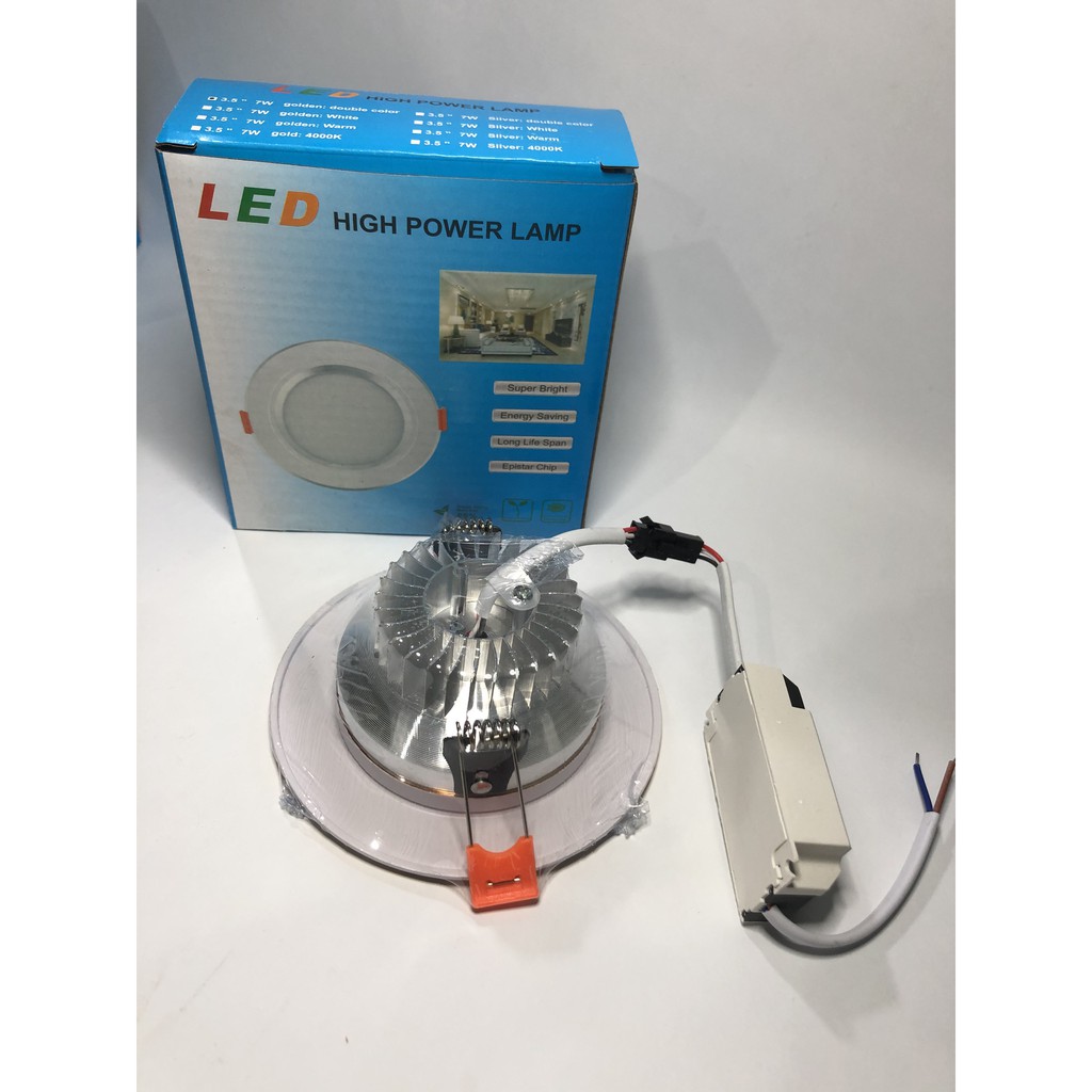 Đèn Led Âm Trần 3 chế độ màu 7w Cao cấp chính hãng