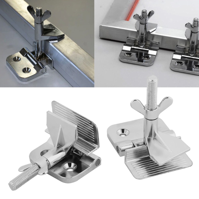 Set 2 Kẹp Bản Lề Màn Hình Bướm Bằng Lụa Cho Máy In Lụa
